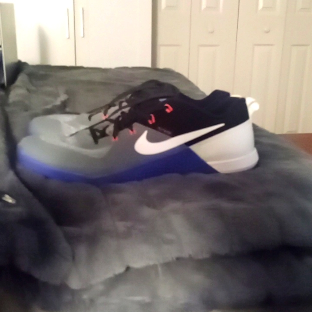 Nike Athletic Shoes - Gray, Blue, White